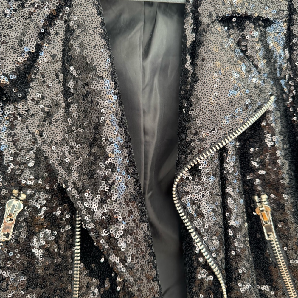 Sequin Black Jacket - image 3